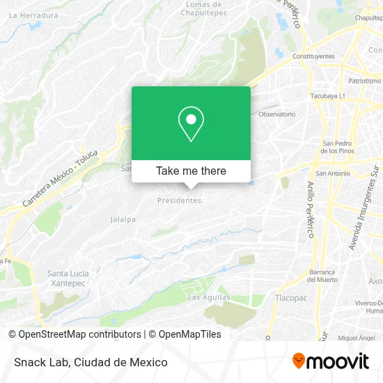 Snack Lab map