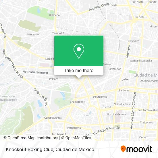 Knockout Boxing Club map