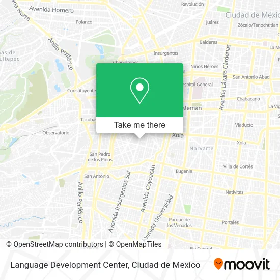 Language Development Center map