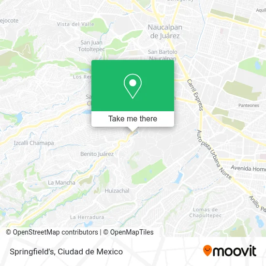 Springfield's map