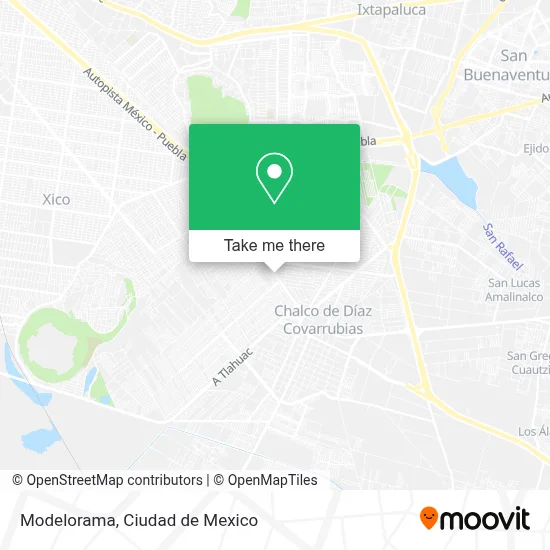 Modelorama map