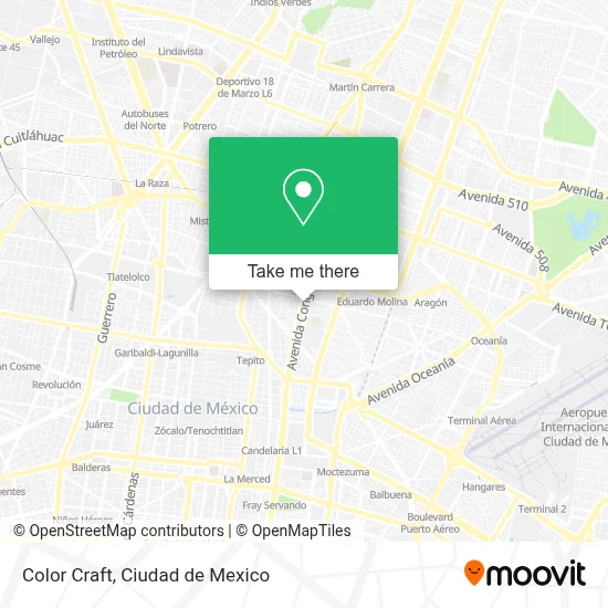 Color Craft map
