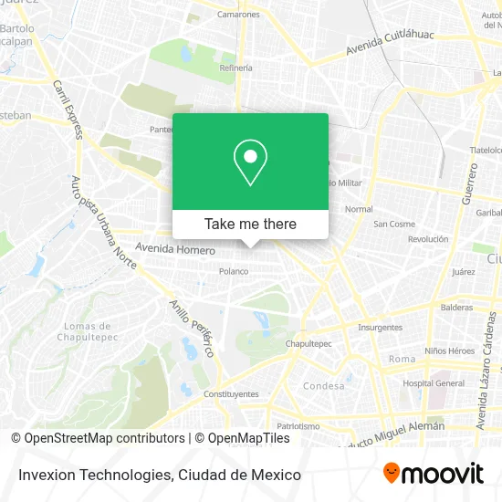 Invexion Technologies map