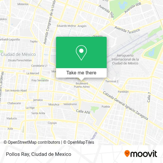 Pollos Ray map