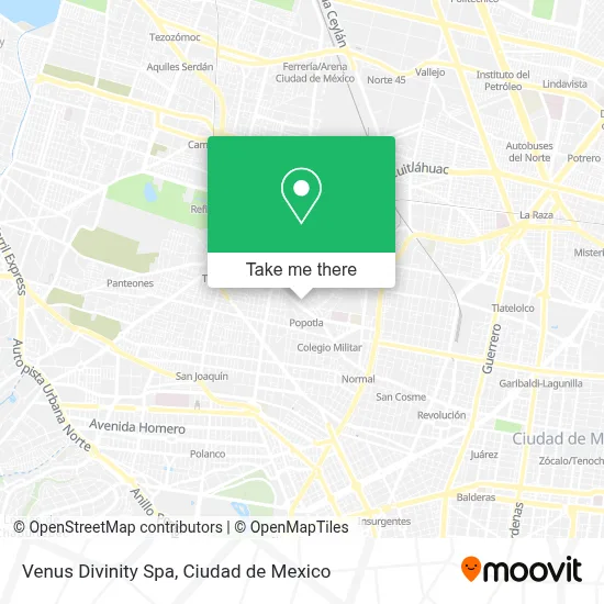 Venus Divinity Spa map