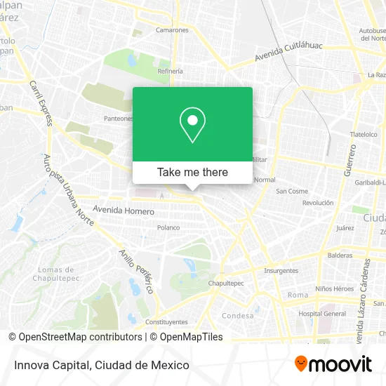 Innova Capital map