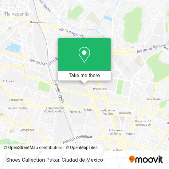 Shoes Callection Pakar map