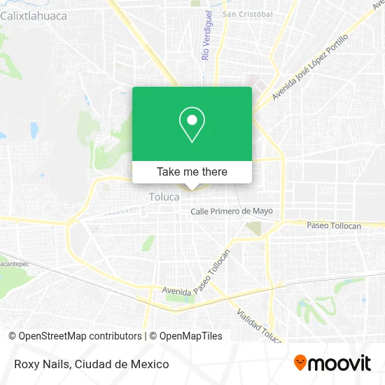 Roxy Nails map
