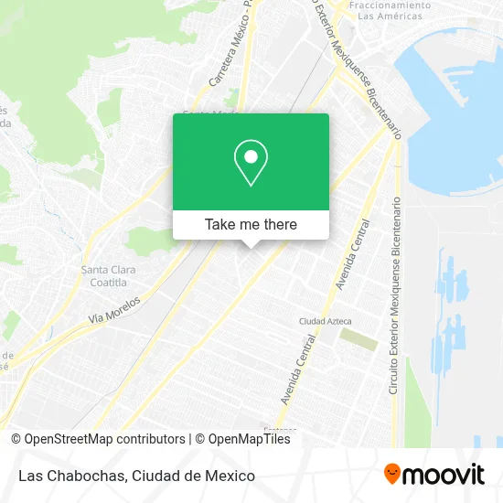 Las Chabochas map