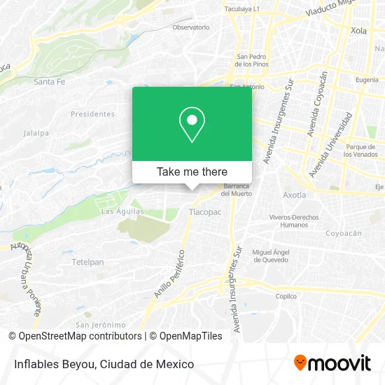 Inflables Beyou map