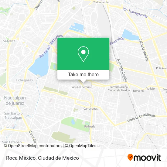 Roca México map
