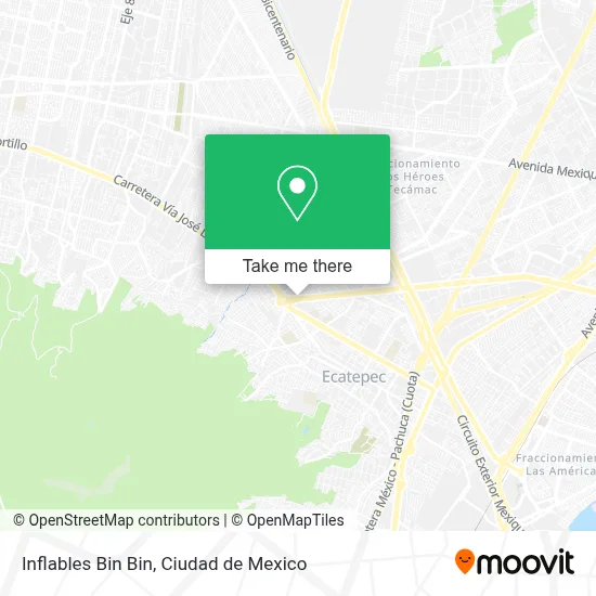 Inflables Bin Bin map