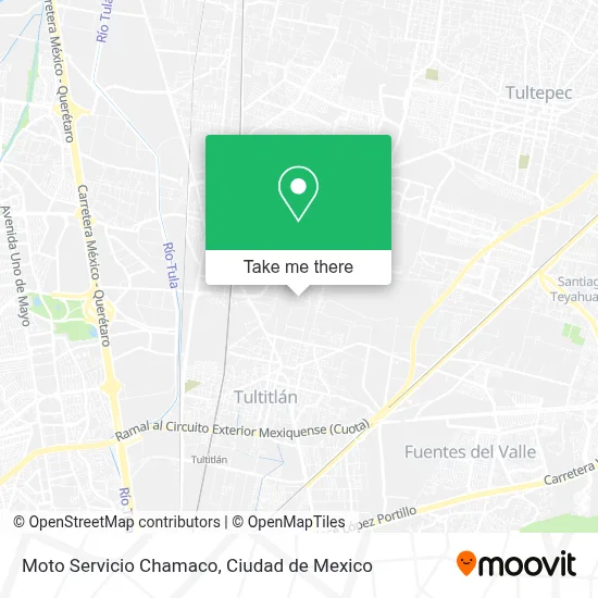 Moto Servicio Chamaco map