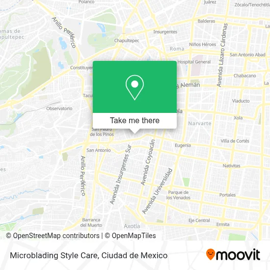 Microblading Style Care map