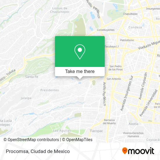 Procomsa map