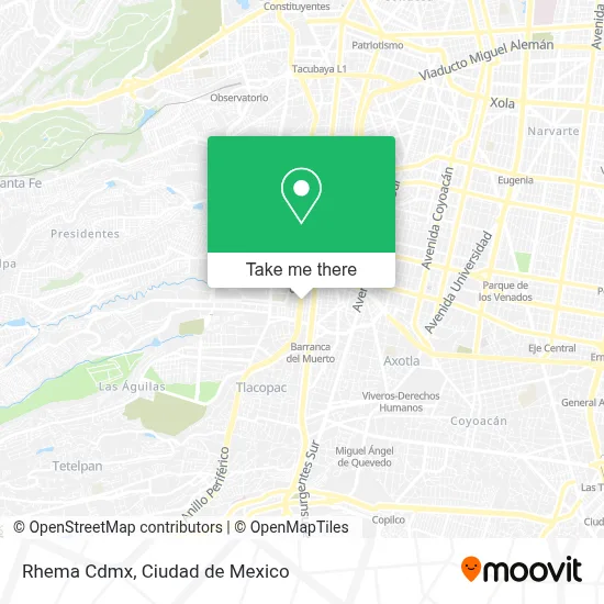 Rhema Cdmx map