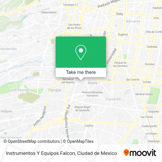 Instrumentos Y Equipos Falcon map