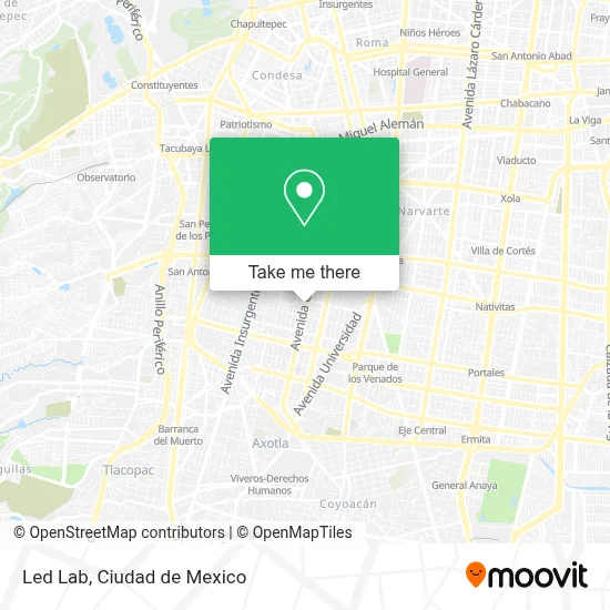 Led Lab map