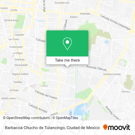 Barbacoa Chucho de Tulancingo map