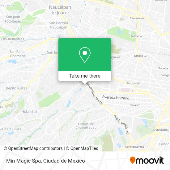 Min Magic Spa map