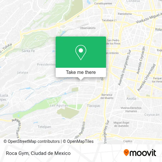 Roca Gym map