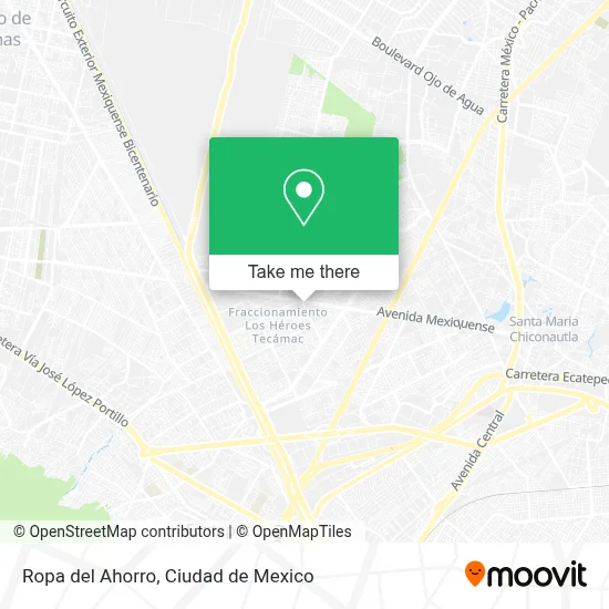 Ropa del Ahorro map