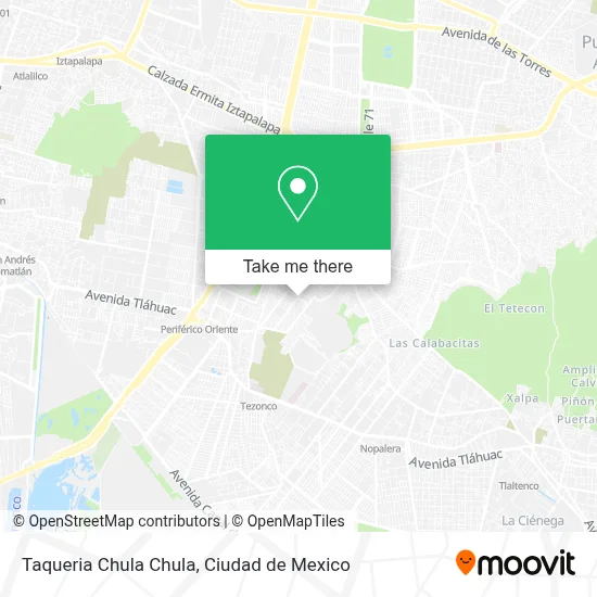 Taqueria Chula Chula map