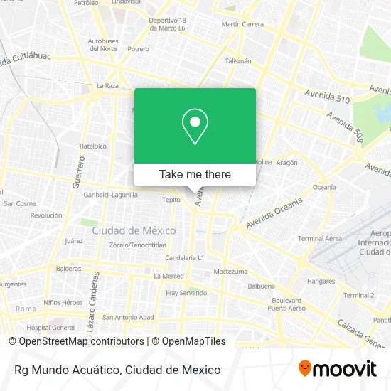 Rg Mundo Acuático map