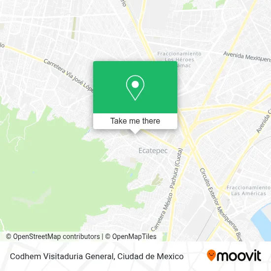 Codhem Visitaduria General map