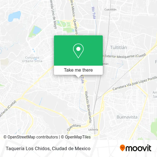 Taquería Los Chidos map