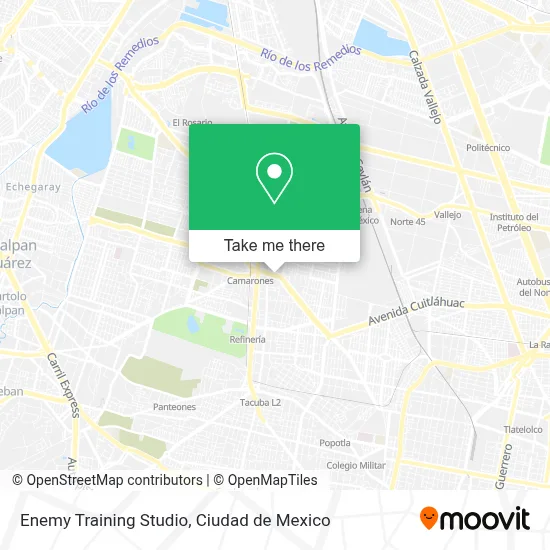 Enemy Training Studio map