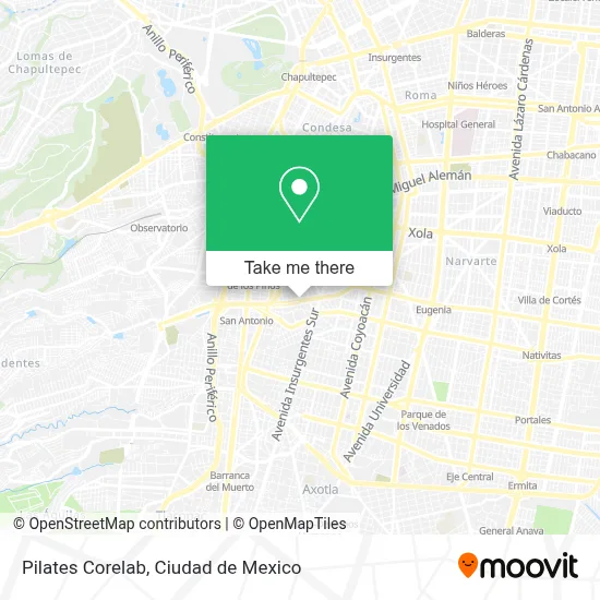 Pilates Corelab map
