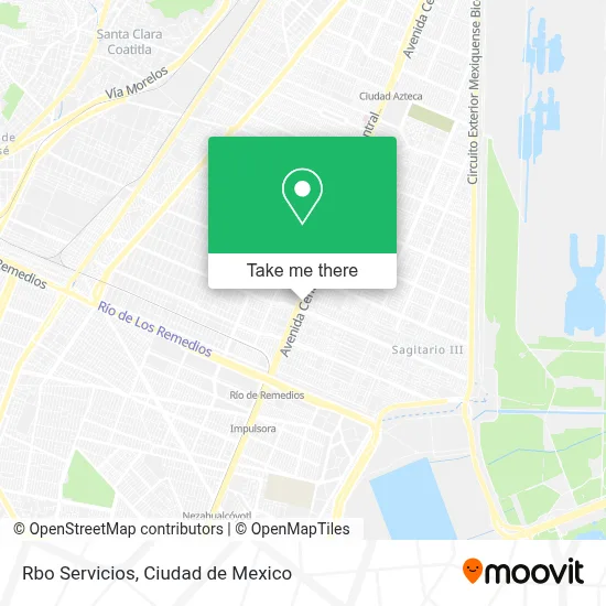 Rbo Servicios map