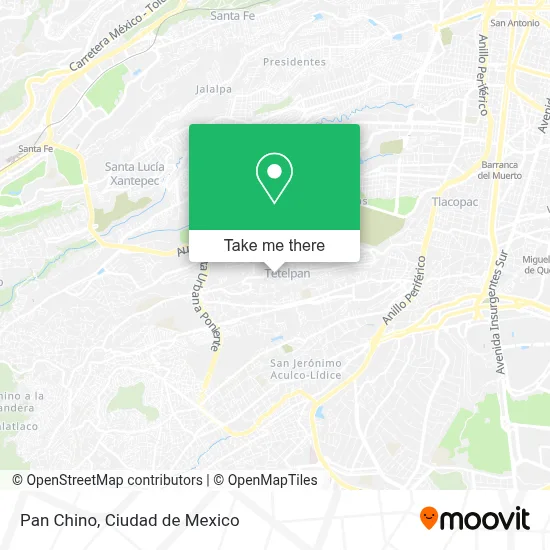 Pan Chino map