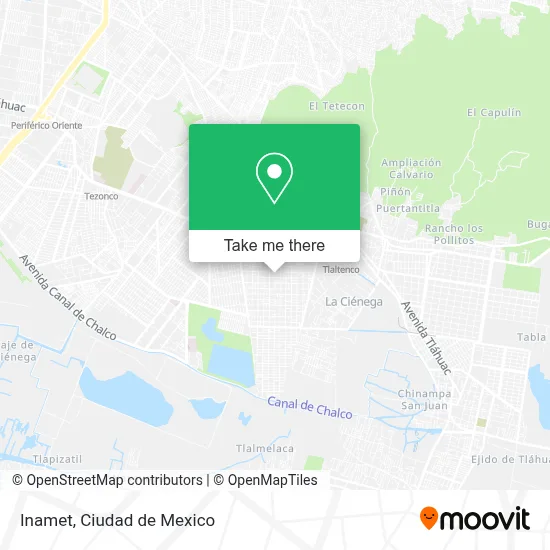 Inamet map