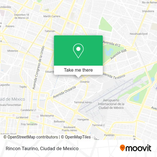 Rincon Taurino map