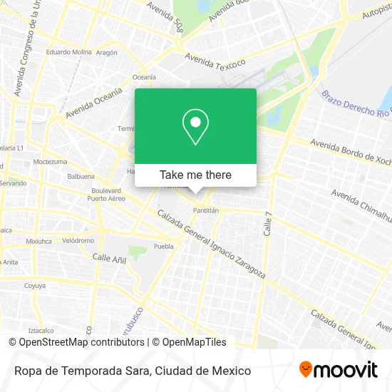 Ropa de Temporada Sara map