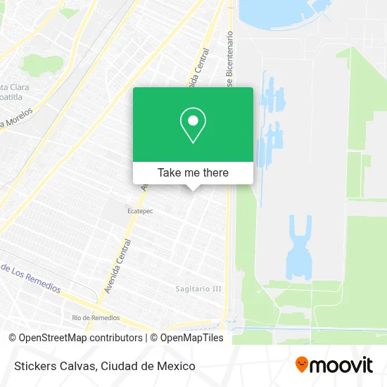 Stickers Calvas map