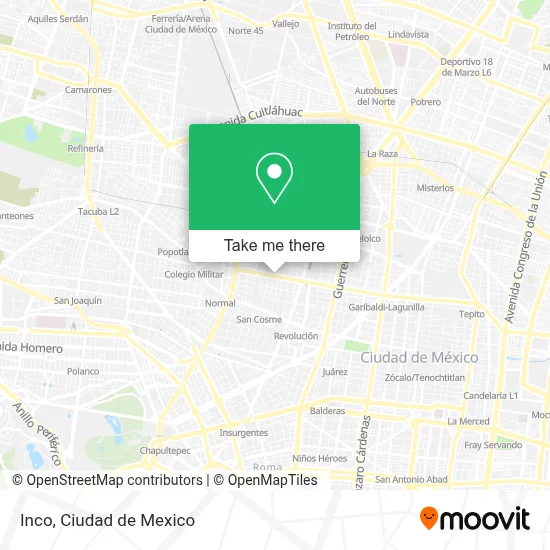 Inco map