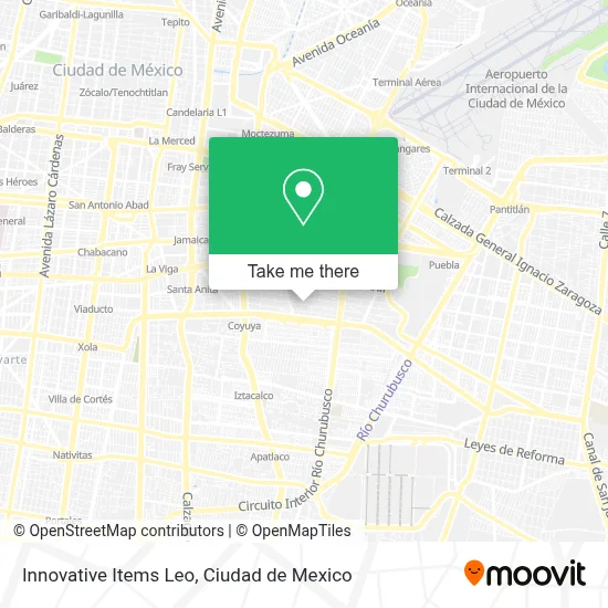 Innovative Items Leo map