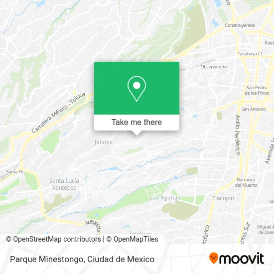Parque Minestongo map