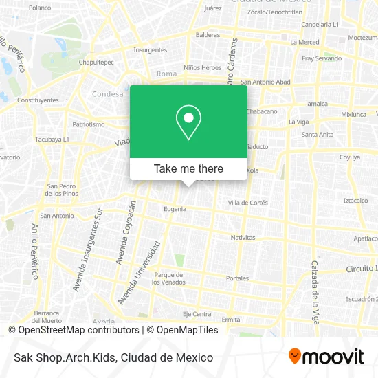 Sak Shop.Arch.Kids map