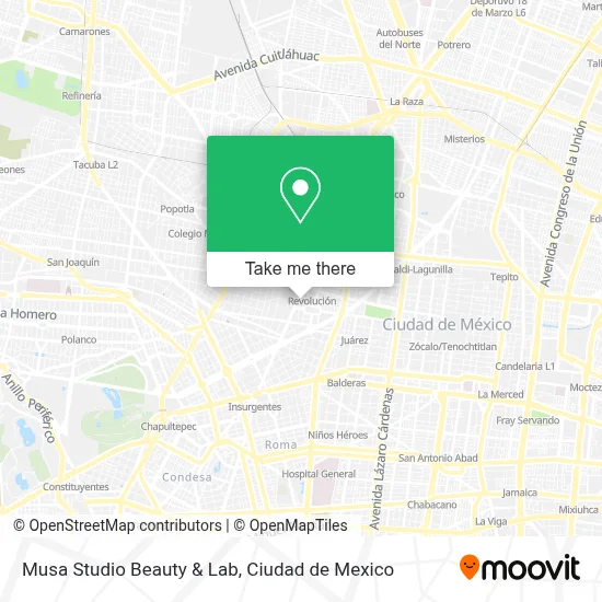 Musa Studio Beauty & Lab map