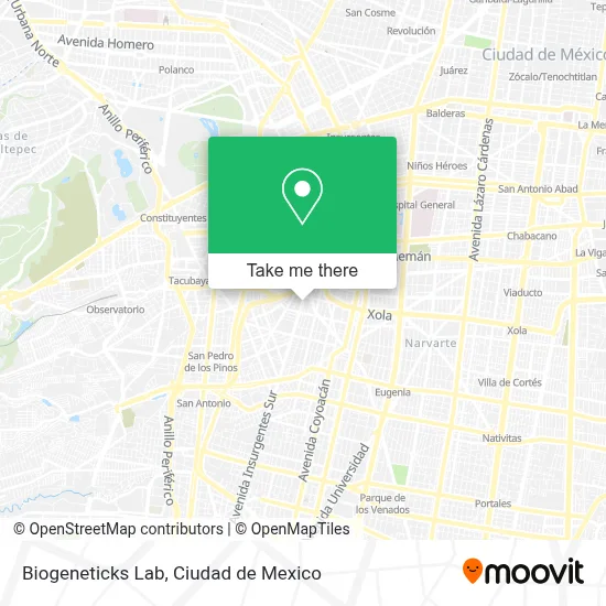 Biogeneticks Lab map