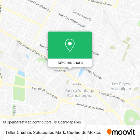 Taller Chassis Soluciones Mark map