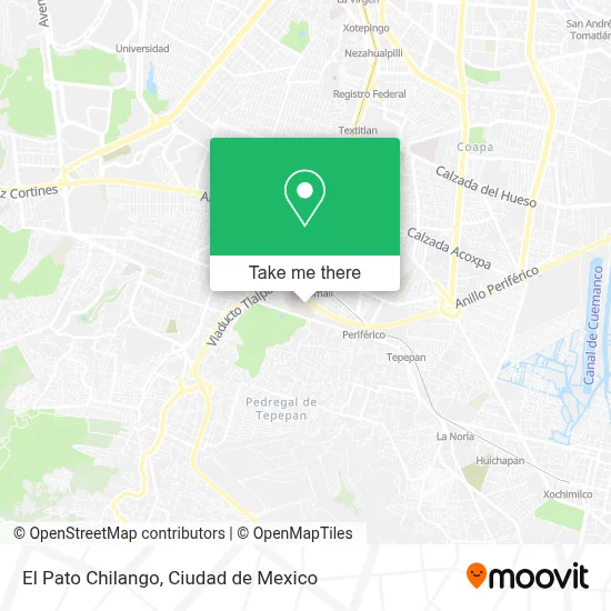 El Pato Chilango map