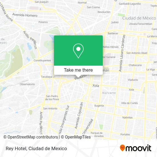Rey Hotel map