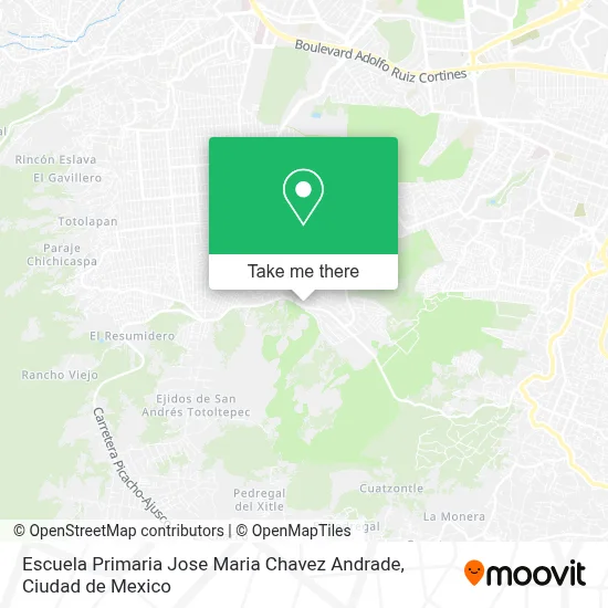 Escuela Primaria Jose Maria Chavez Andrade map
