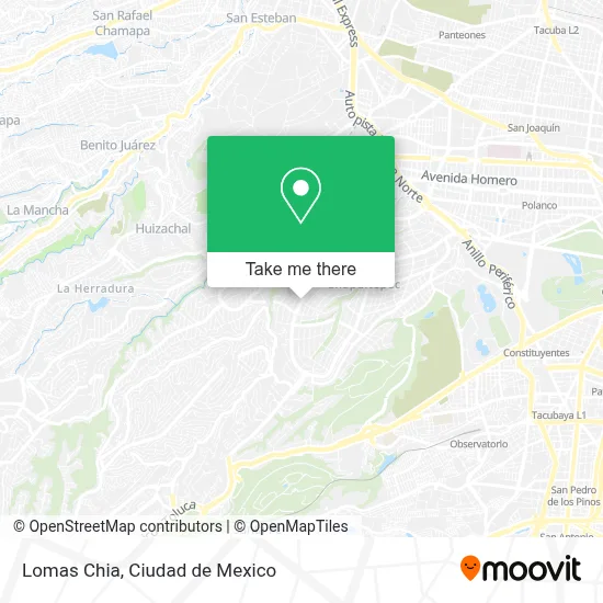 Lomas Chia map