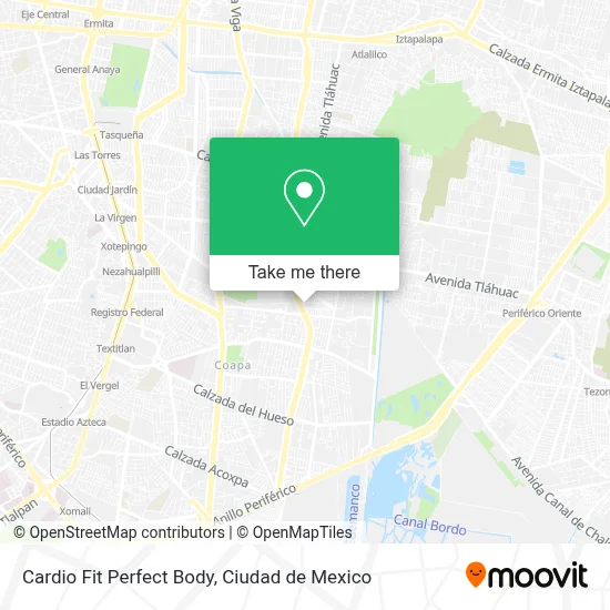 Cardio Fit Perfect Body map